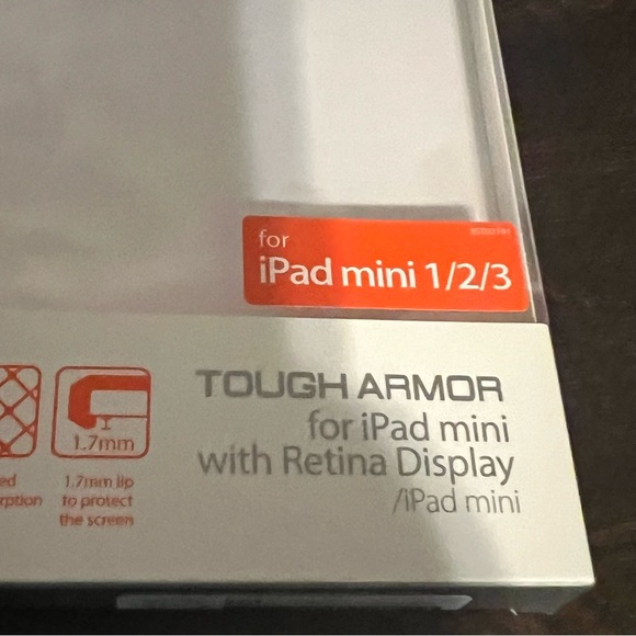 Spigen Tough Armor Designed for iPad Mini 3 Case, iPad Mini 2 Case, iPad Mini. - Picture 7 of 8